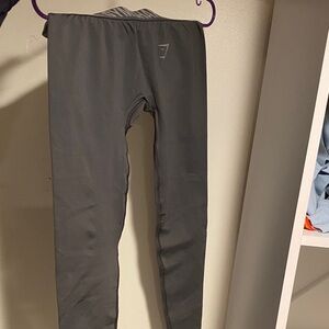 Gymshark Women's Charcoal Gray High-Waisted Leggings